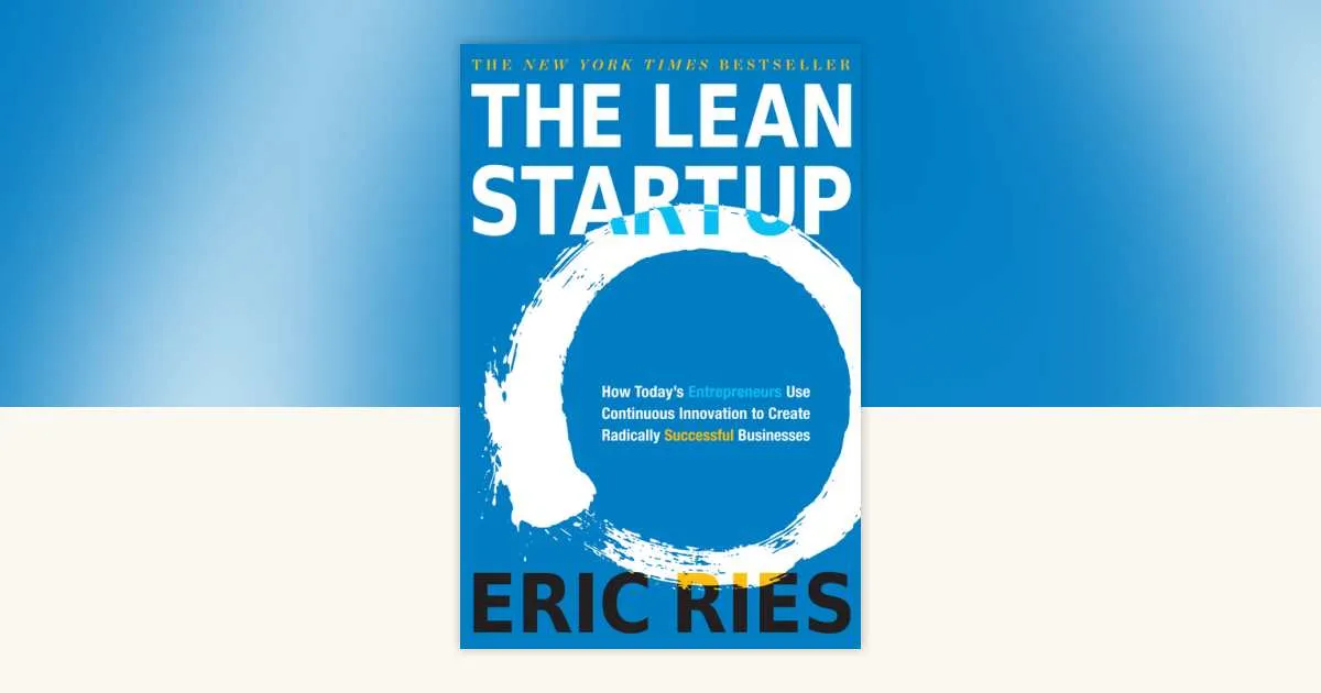 Cover of The Lean Startup by Eric Ries